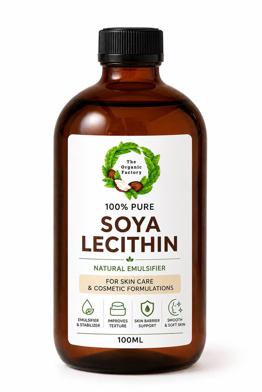 Soya Lecithin – Natural Emulsifier for Skincare & Cosmetic Formulations
